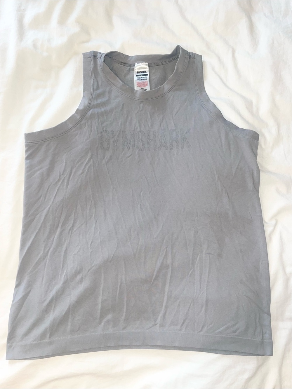 Gymshark Light Gray Athletic Tank